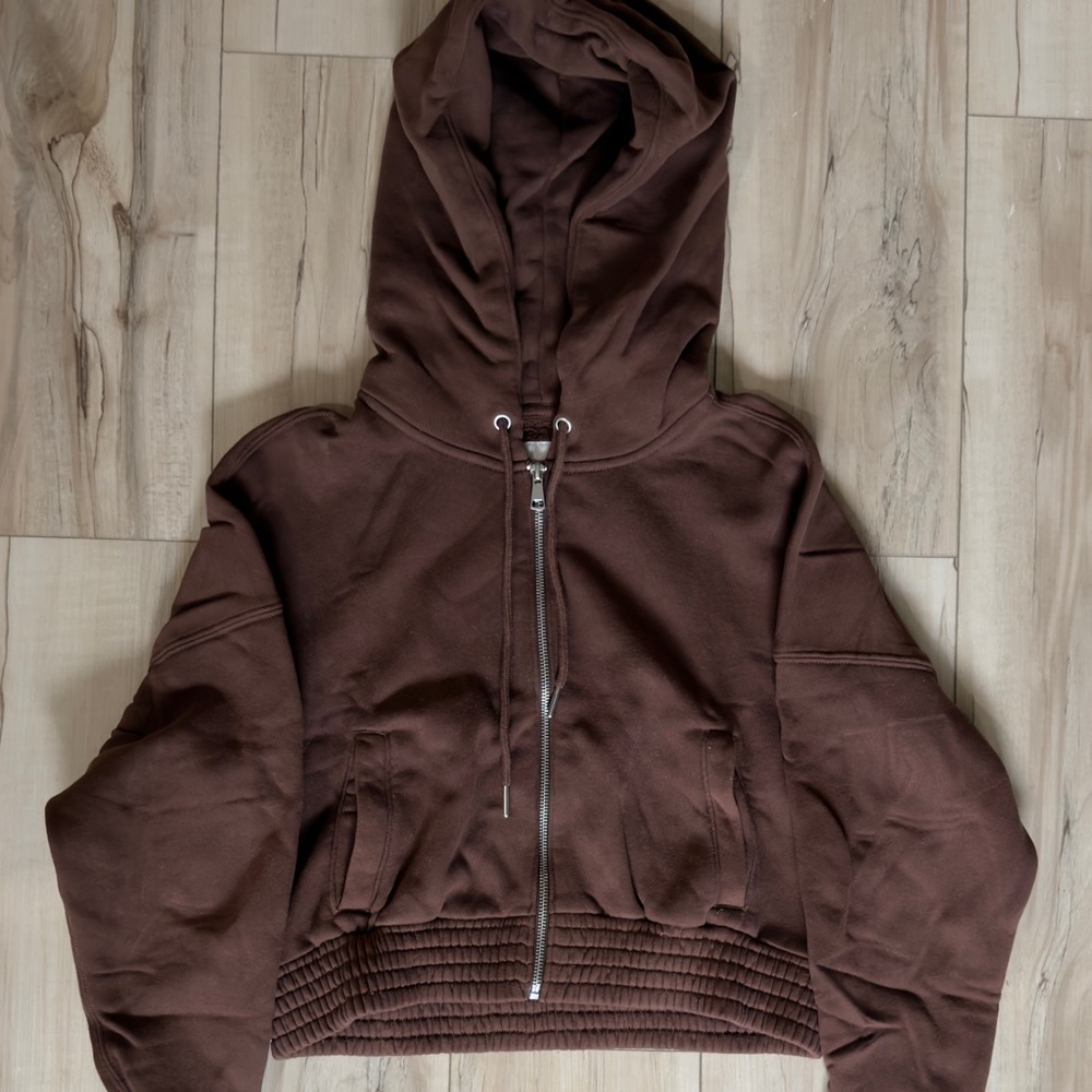 Abercrombie Crop Zip Hoodie